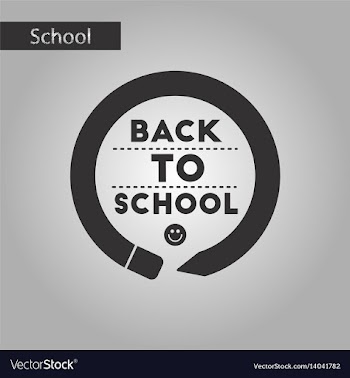 Black and white style icon back to school pencil vector image
