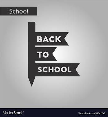 Black and white style icon back to school pencil vector image