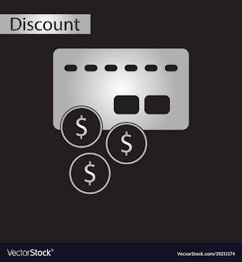 Black and white style icon bank card vector image