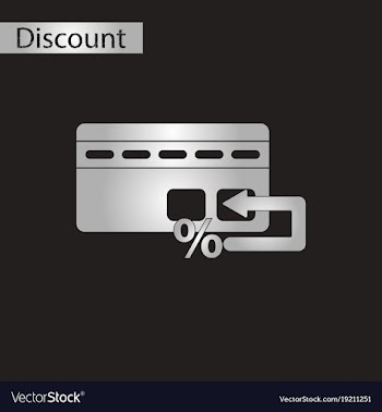 Black and white style icon bank card vector image