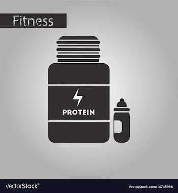 Black and white style icon bank of protein vector image