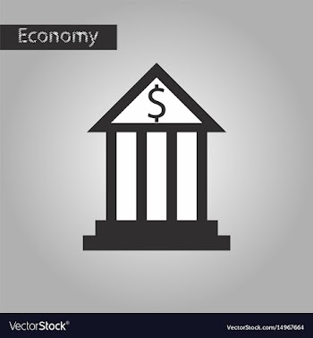 Black and white style icon bank vector image