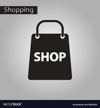 Black and white style icon basket shop vector image
