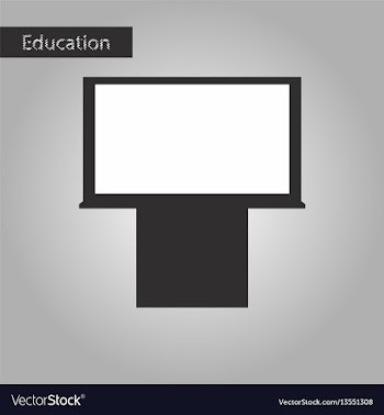 Black and white style icon blackboard vector image
