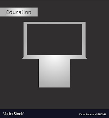 Black and white style icon blackboard vector image