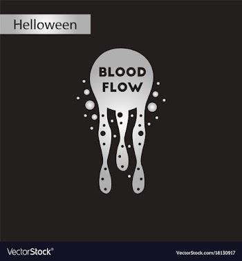 Black and white style icon blood flow vector image