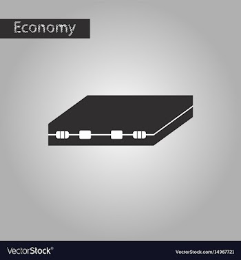 Black and white style icon business case vector image