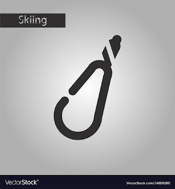 Black and white style icon carbine vector image