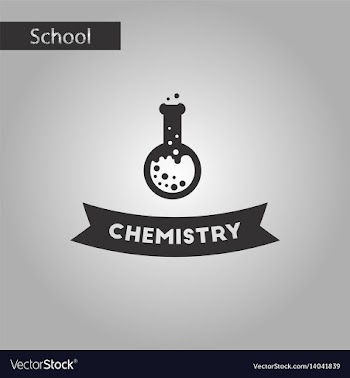 Black and white style icon chemistry lesson vector image
