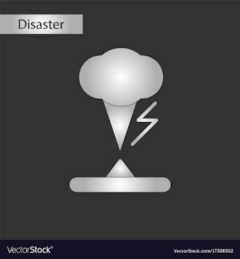 Black and white style icon disaster tornado vector image
