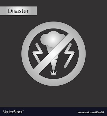 Black and white style icon disaster tornado vector image