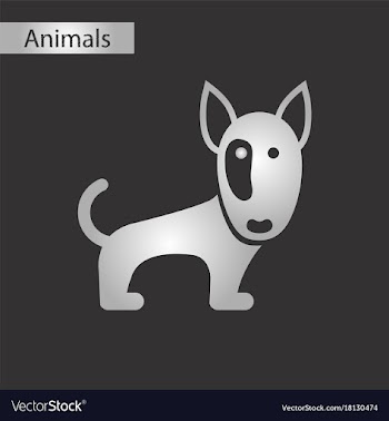 Black and white style icon dog pitbull vector image