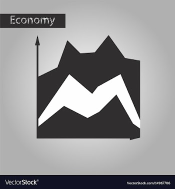 Black and white style icon economic schedule vector image