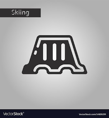 Black and white style icon fence vector image