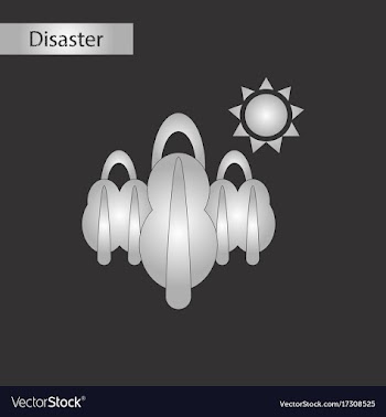 Black and white style icon fire in the forest vector image