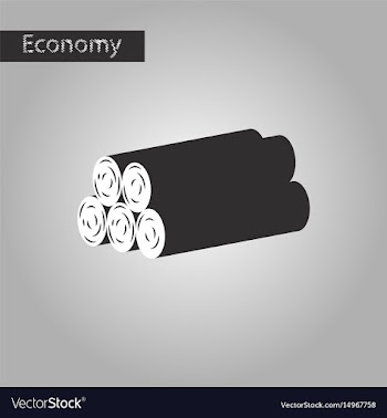 Black and white style icon firewood vector image