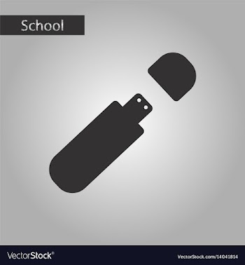 Black and white style icon flash drive vector image