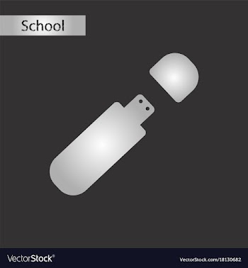 Black and white style icon flash drive vector image