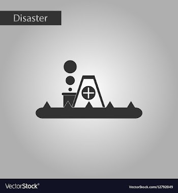 Black and white style icon flood house vector image