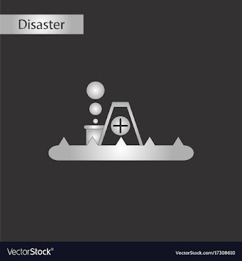 Black and white style icon flood house vector image