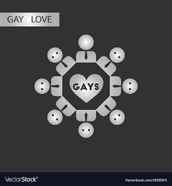 Black and white style icon gay in love community vector image