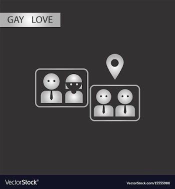 Black and white style icon gay marriage vector image