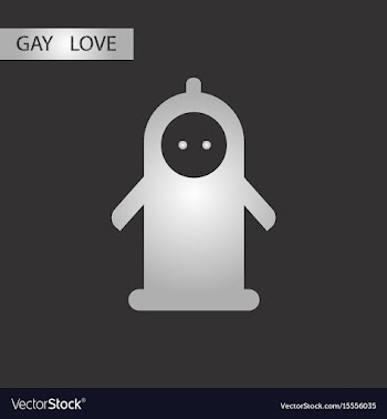 Black and white style icon gays condom vector image