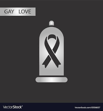 Black and white style icon gays condom vector image