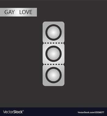 Black and white style icon gays condom vector image