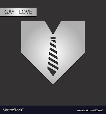 Black and white style icon gays heart tie vector image