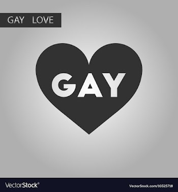 Black and white style icon gays homosexual heart vector image