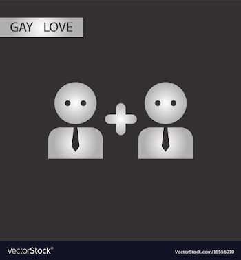 Black and white style icon gays love family vector image