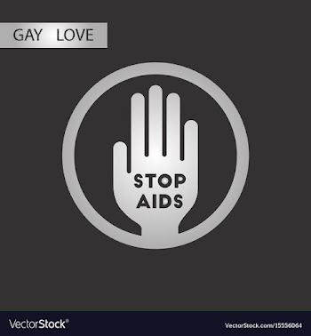Black and white style icon gays stop aids symbol vector image