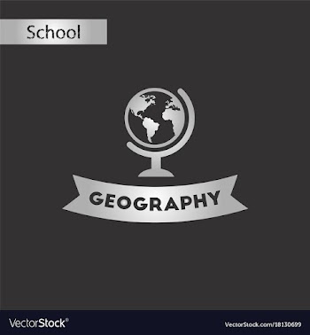 Black and white style icon geography lesson vector image