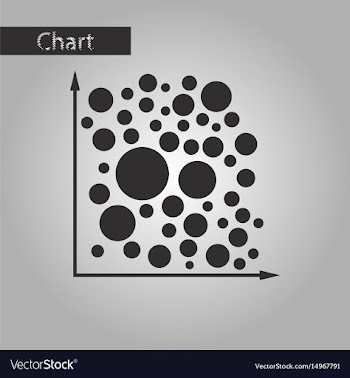 Black and white style icon geometric chart vector image