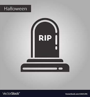 Black and white style icon halloween grave vector image