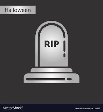 Black and white style icon halloween grave vector image
