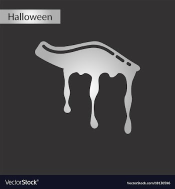 Black and white style icon halloween zombie hand vector image