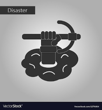 Black and white style icon hammer in hand vector image