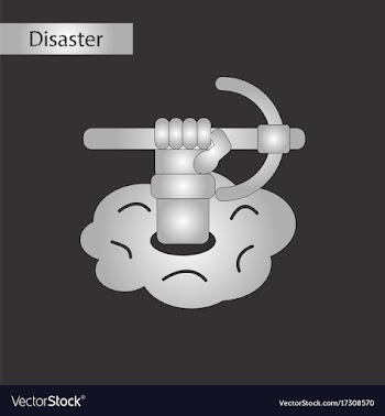 Black and white style icon hammer in hand vector image