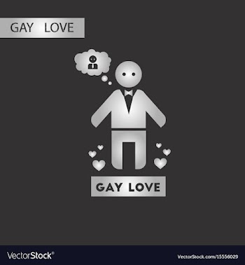 Black and white style icon homosexual gays lovers vector image