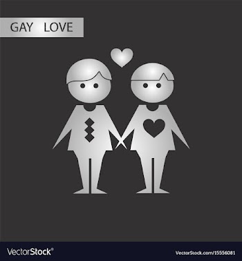 Black and white style icon homosexual lovers vector image