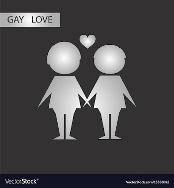 Black and white style icon homosexual lovers vector image
