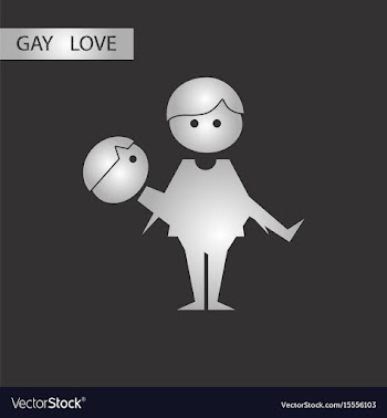 Black and white style icon homosexual lovers vector image