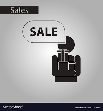 Black and white style icon human gifts discounts vector image