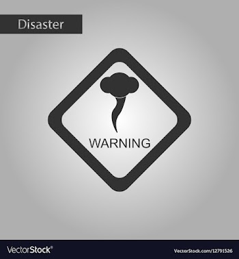 Black and white style icon hurricane tornado vector image