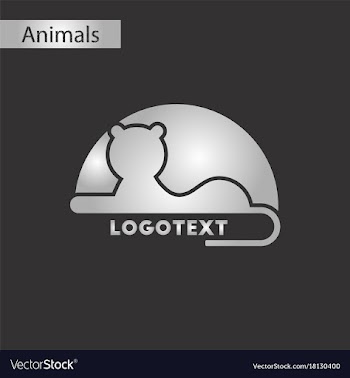 Black and white style icon lion logo vector image