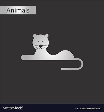 Black and white style icon lioness vector image