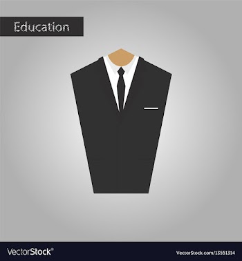 Black and white style icon mans jacket vector image