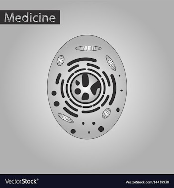 Black and white style icon of cell vector image